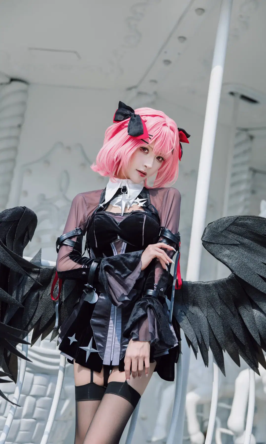 【レミエール コスプレ】『ゼンレスゾーンゼロ』ピンク髪の天使、天使と悪魔の両立スタイル - TimeAfterTime_ - 4枚目