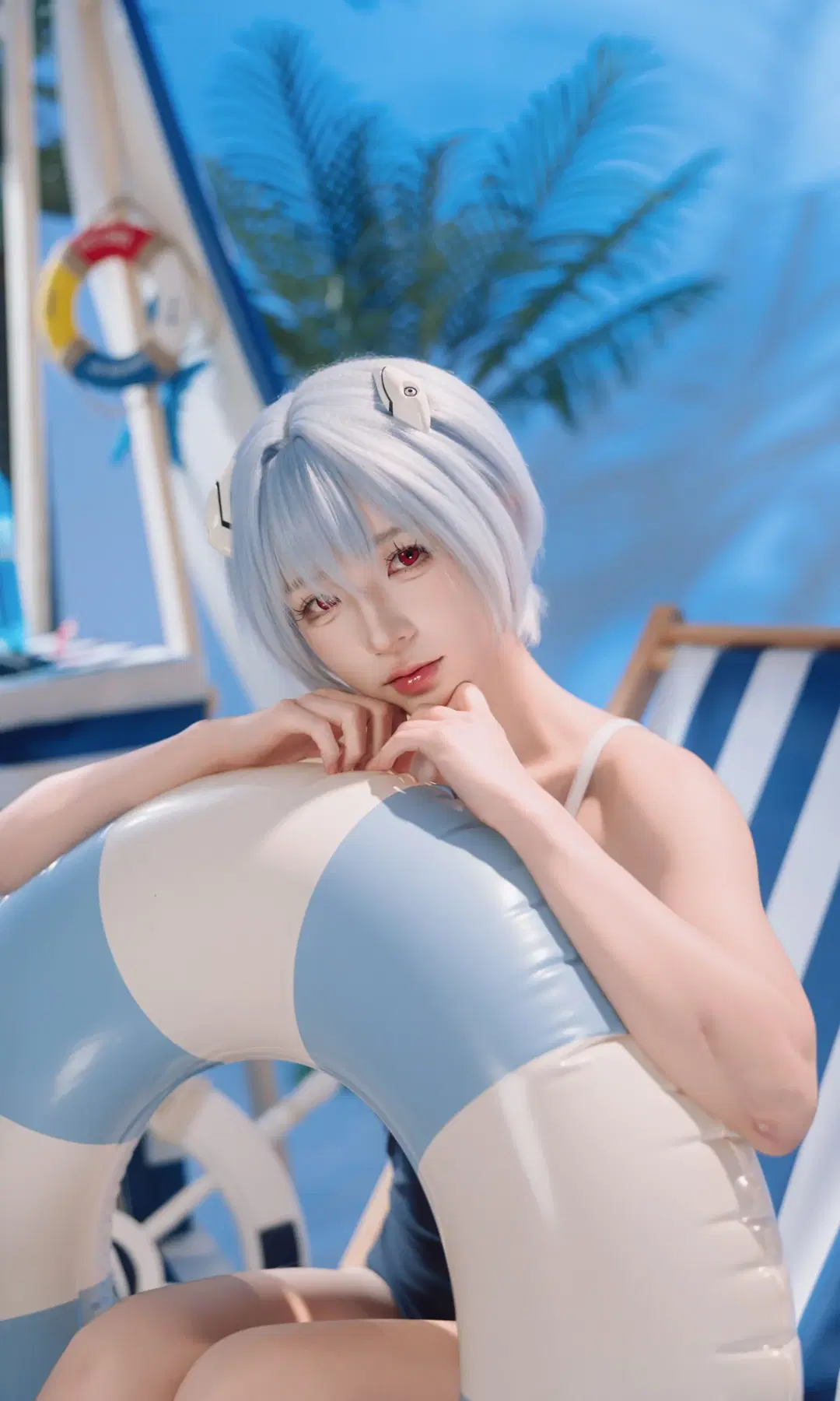 [Rei Ayanami cosplay] Neon Genesis Evangelion Indoor Swimsuit Convention Photo by TimeAfterTime_ - Image 5
