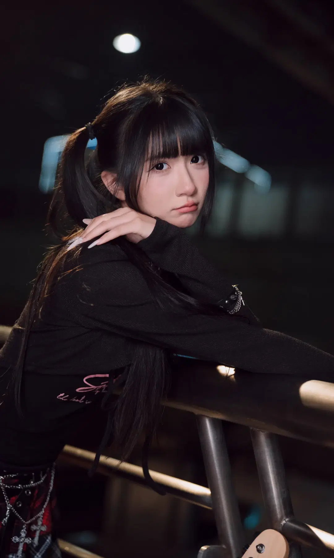 夜巷賽博朋克風搖滾少女，千禧年日系街頭攝影 - TimeAfterTime_ - 第4張