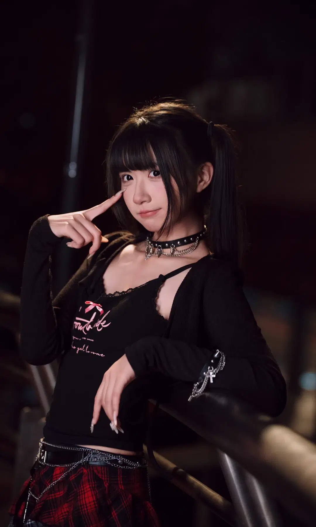 夜巷賽博朋克風搖滾少女，千禧年日系街頭攝影 - TimeAfterTime_ - 第7張