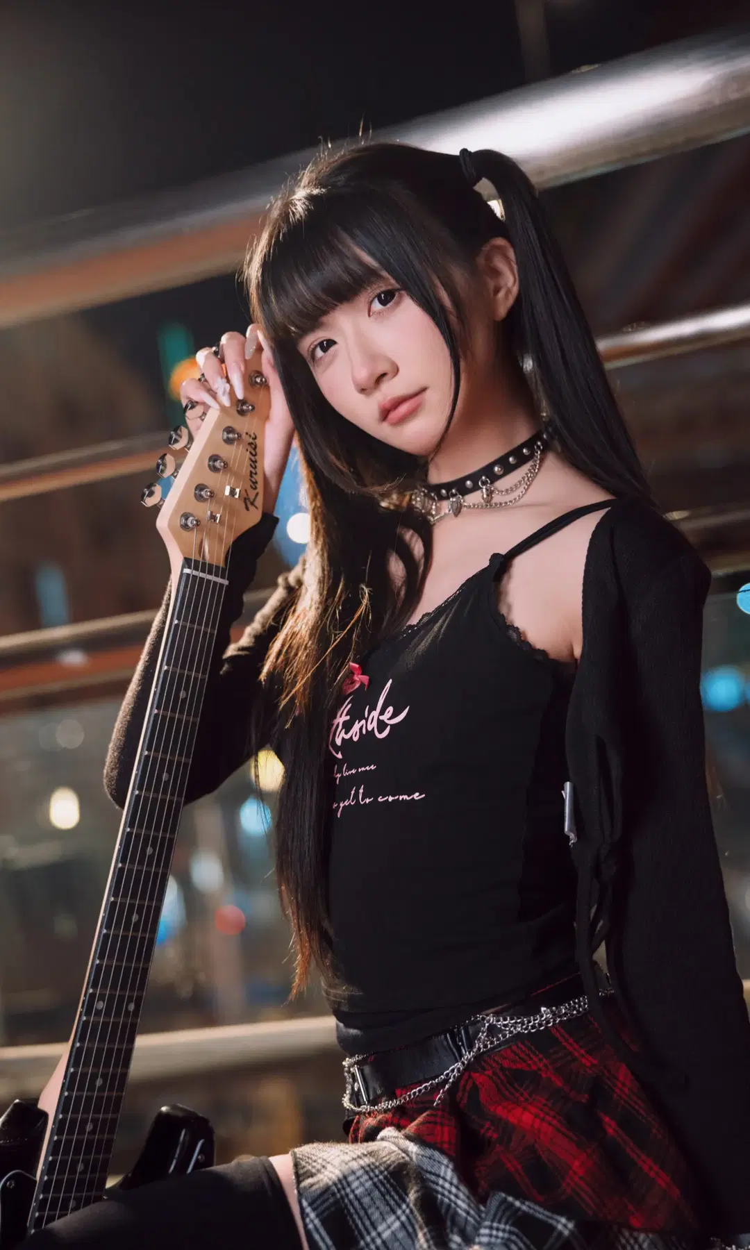 夜巷賽博朋克風搖滾少女，千禧年日系街頭攝影 - TimeAfterTime_ - 第8張