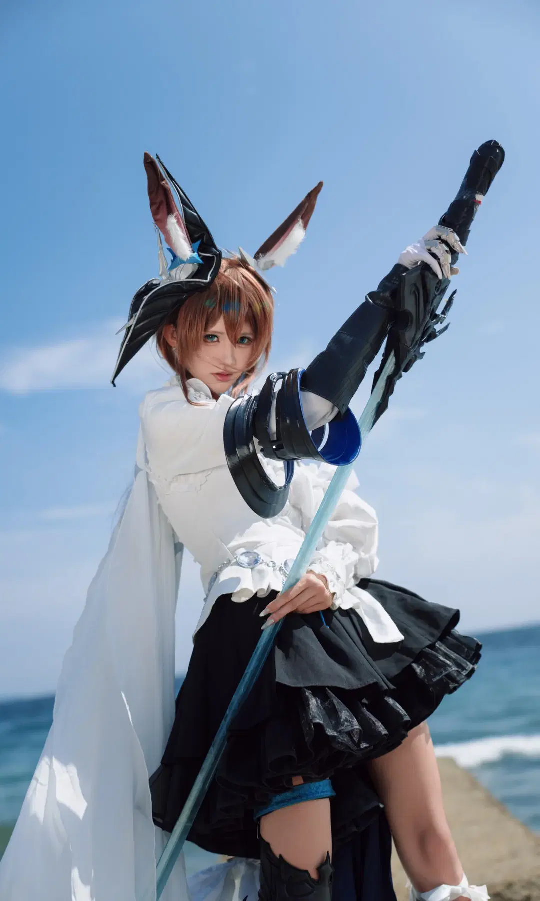 【阿米婭cos】明日方舟少女騎士動作參考