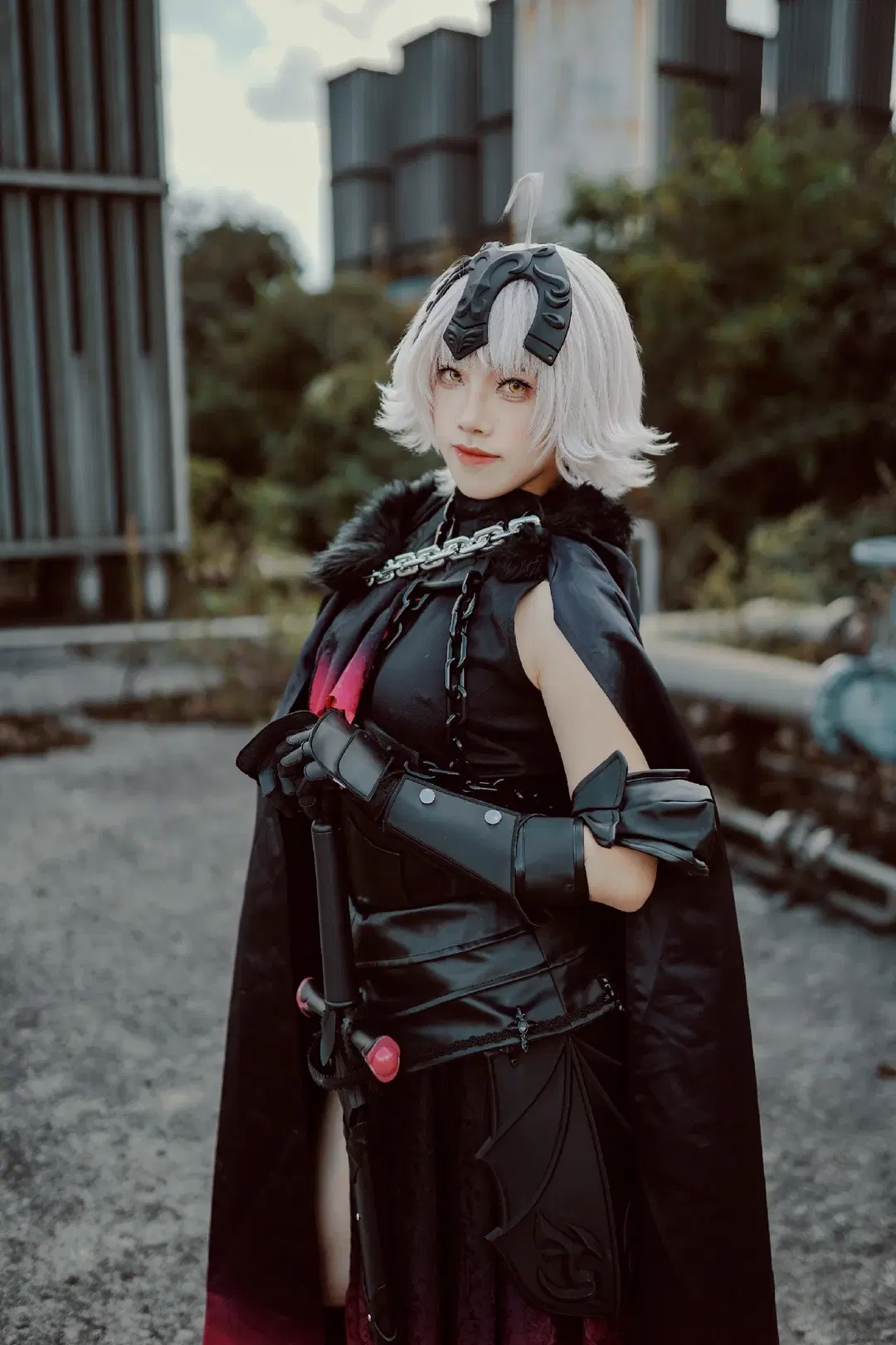 [Jeanne d'Arc (Alter) cosplay] Fate Series Jeanne d'Arc (Alter) Final Ascension Industrial Style Photoshoot Record by 萧晓雾 - Image 10