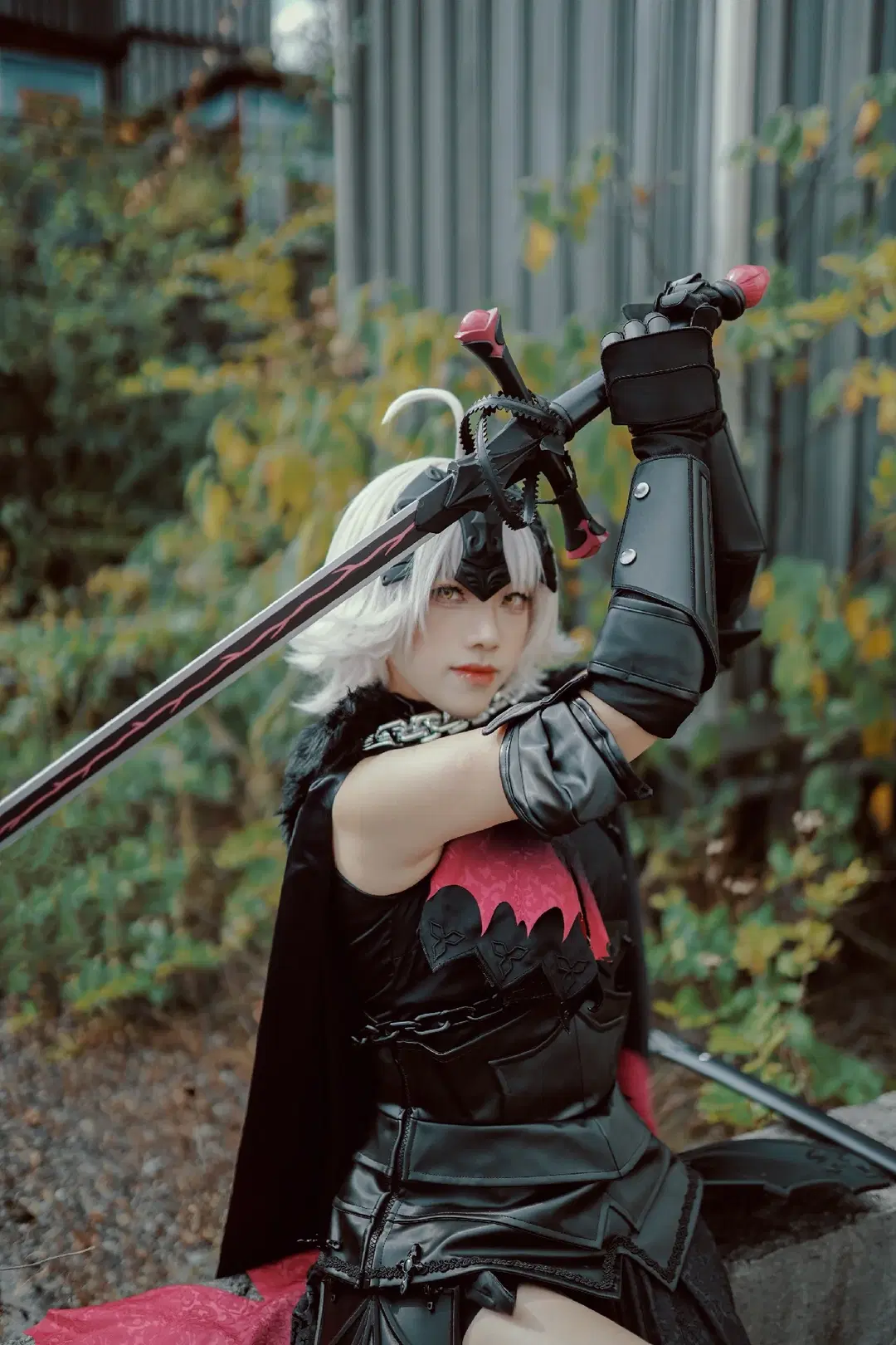 [Jeanne d'Arc (Alter) cosplay] Fate Series Jeanne d'Arc (Alter) Final Ascension Industrial Style Photoshoot Record by 萧晓雾 - Image 11