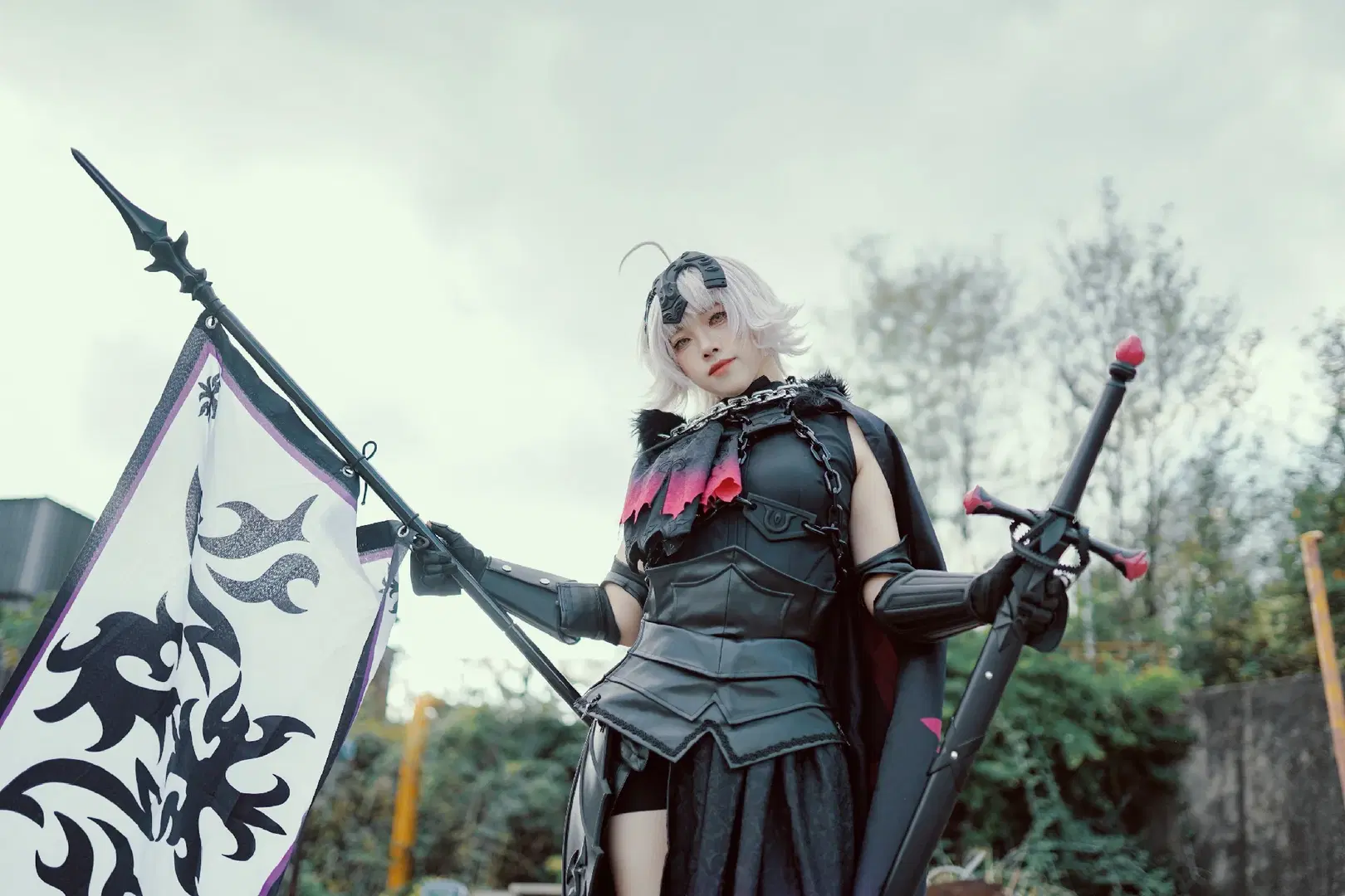 [Jeanne d'Arc (Alter) cosplay] Fate Series Jeanne d'Arc (Alter) Final Ascension Industrial Style Photoshoot Record by 萧晓雾 - Image 3