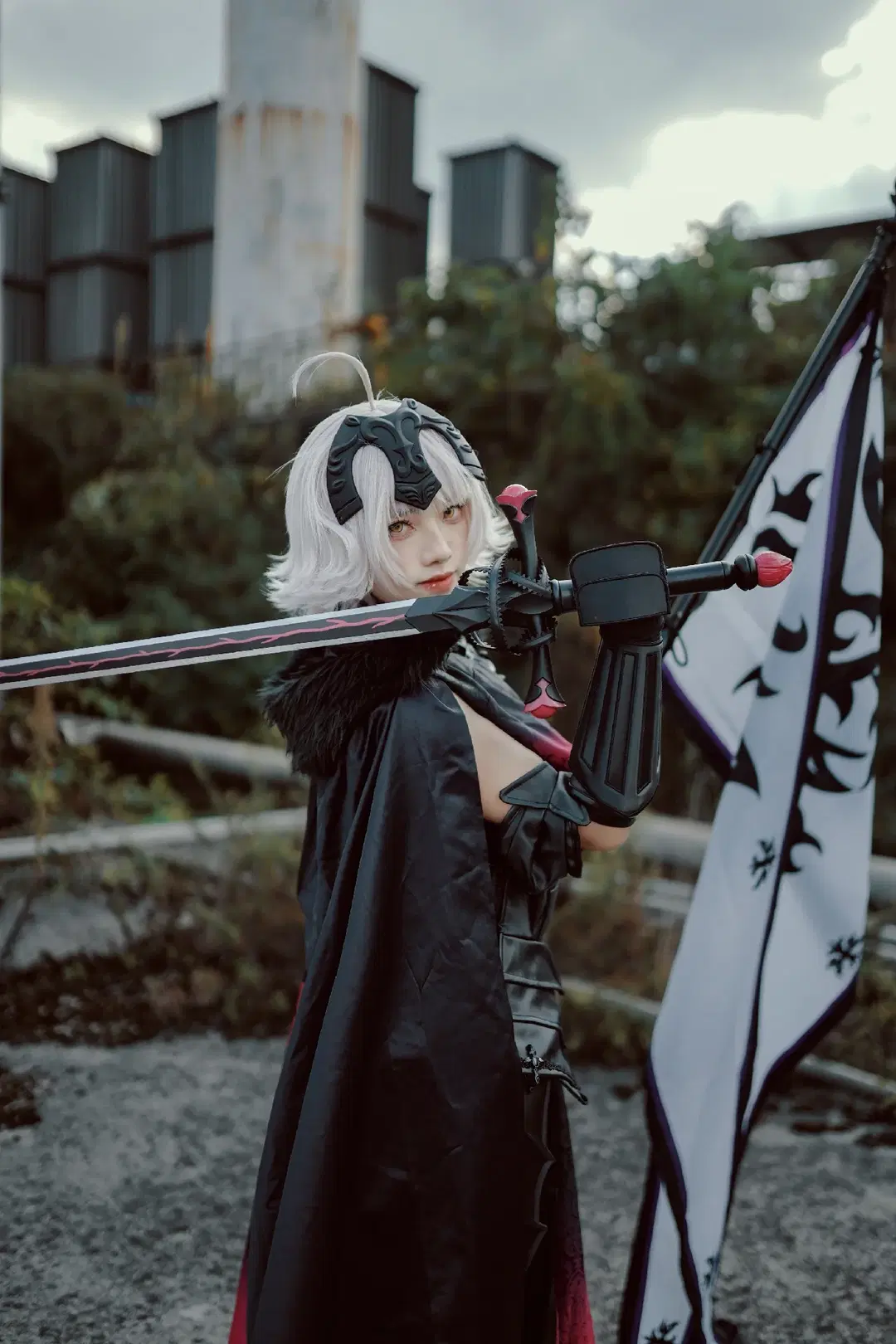 [Jeanne d'Arc (Alter) cosplay] Fate Series Jeanne d'Arc (Alter) Final Ascension Industrial Style Photoshoot Record by 萧晓雾 - Image 4