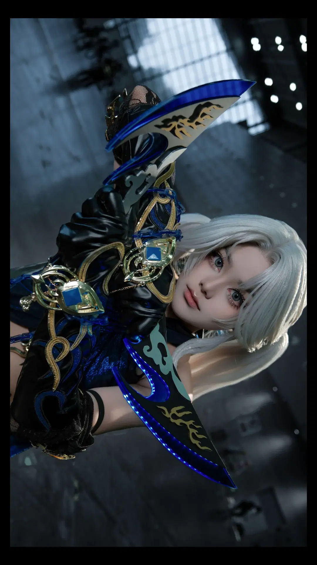 【季瑩瑩cos】永劫無間冷麵刀鋒的藍光雙刃 - WIFI（接正片 - 第2張