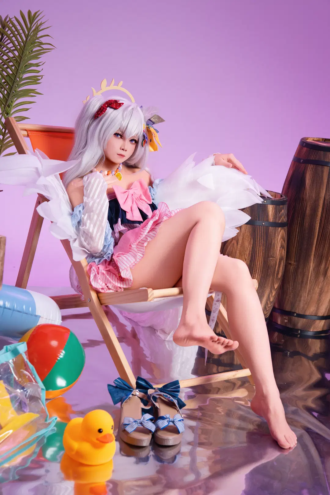 【白洲梓cos】蔚蓝档案的夏日水梓