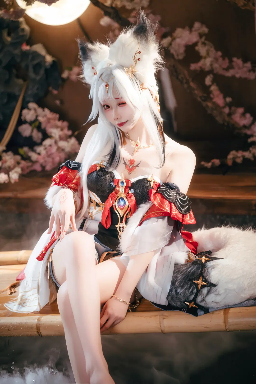【心月狐cos】鳴潮月下幻境與狐妖之姿 - 一只豆沙团子 - 第3張