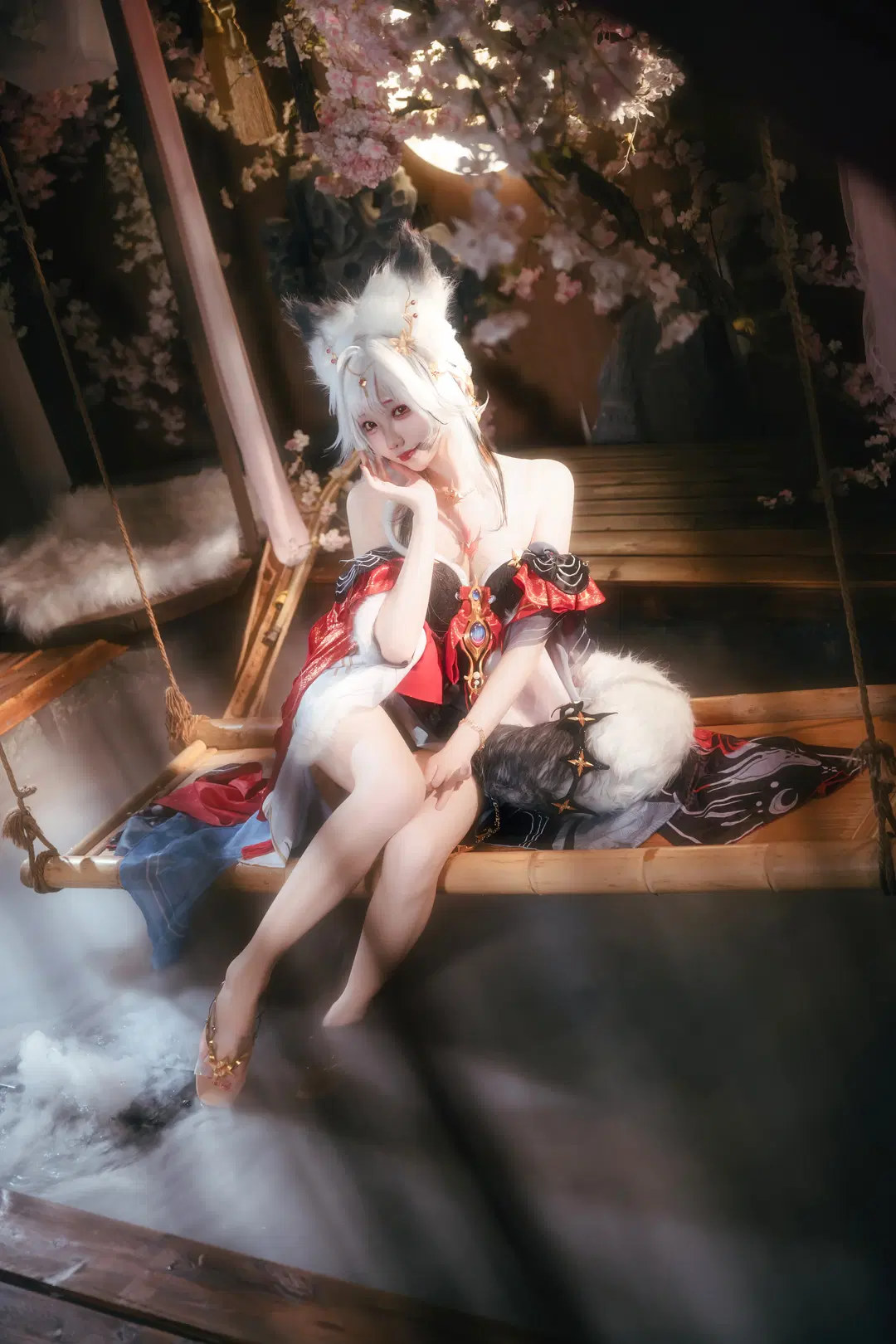 【心月狐cos】鳴潮幻境，滿月之下的花間倩影 - 一只豆沙团子 - 第2張