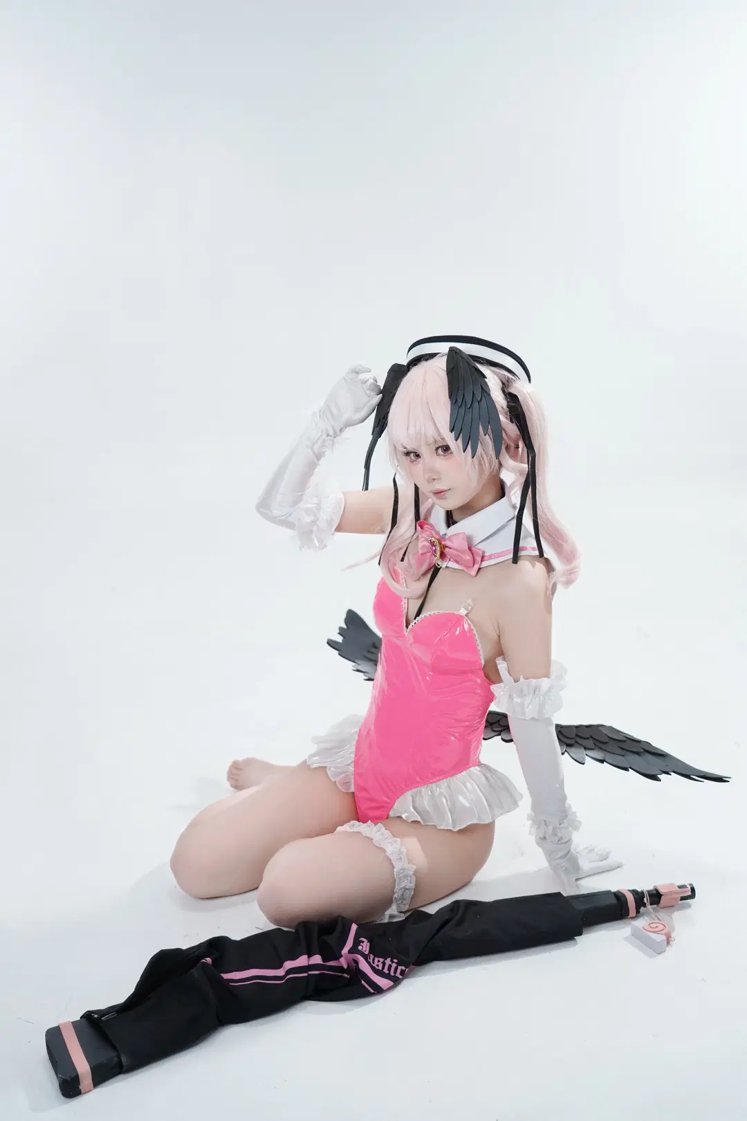 【下江小春cos】蔚藍檔案粉色小惡魔的棚拍記錄 - 蛙蛙 - 第2張