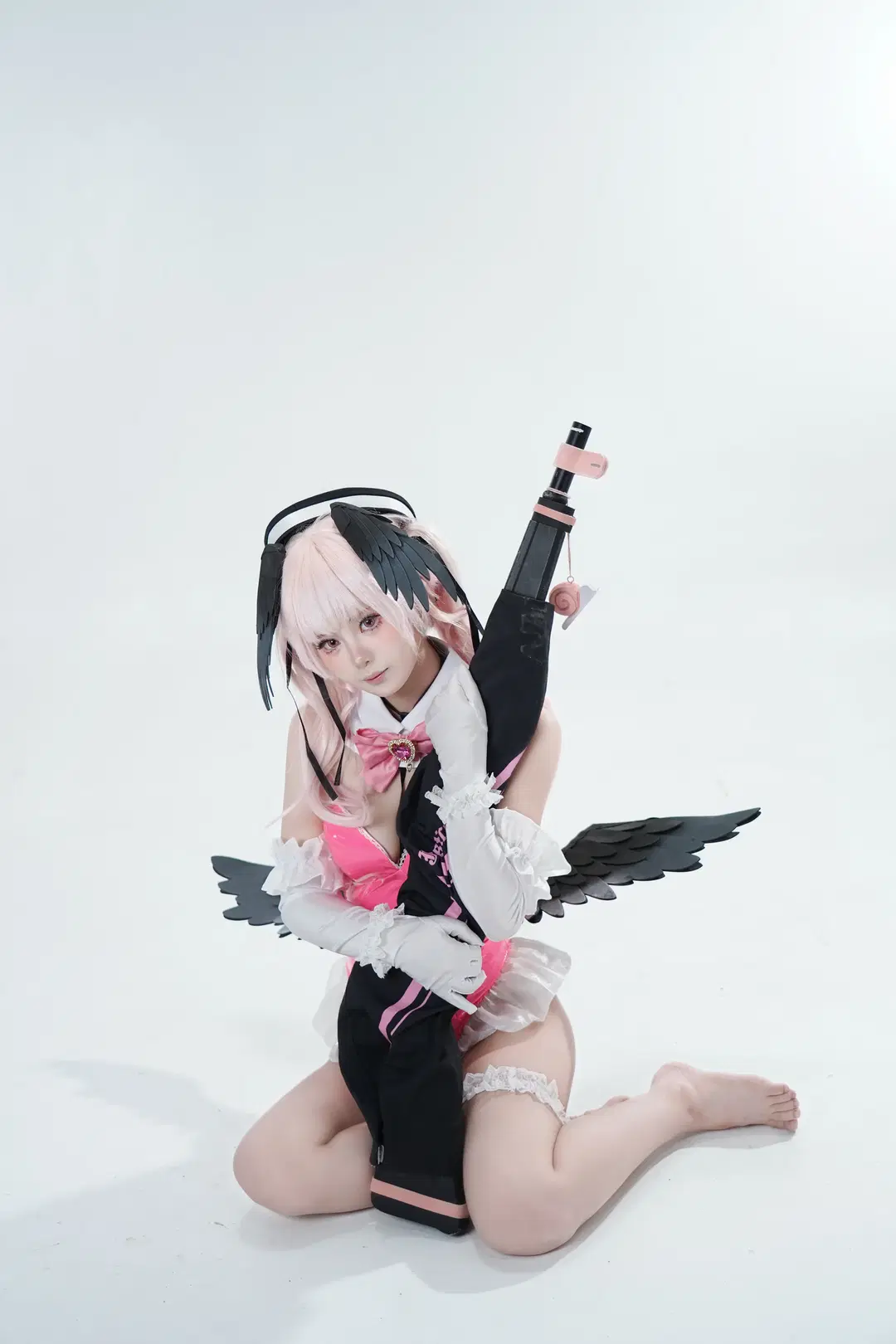 【下江小春cos】蔚藍檔案粉色小惡魔的棚拍記錄 - 蛙蛙 - 第4張