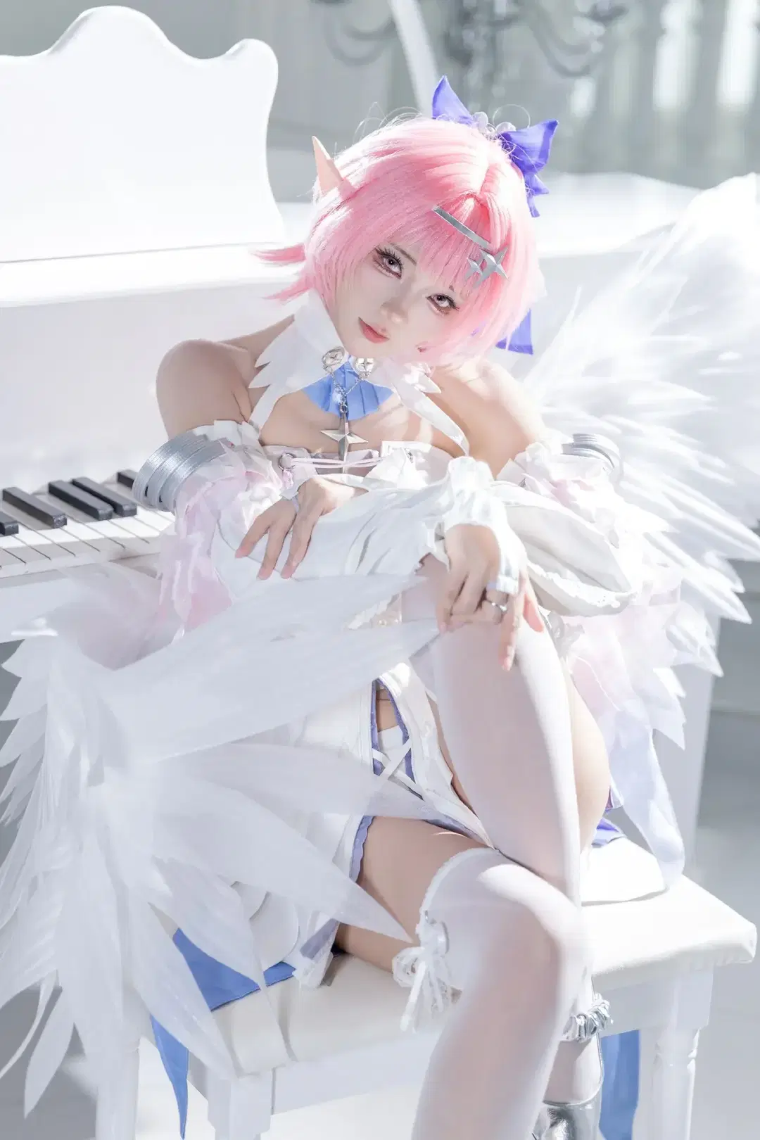 Zenless Zone Zero, Remielle cosplay, Stockings