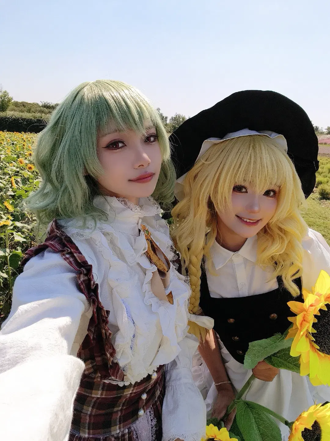 [Marisa cosplay] The black-and-white magician in the sunflower field by 元素素素素 - Image 12