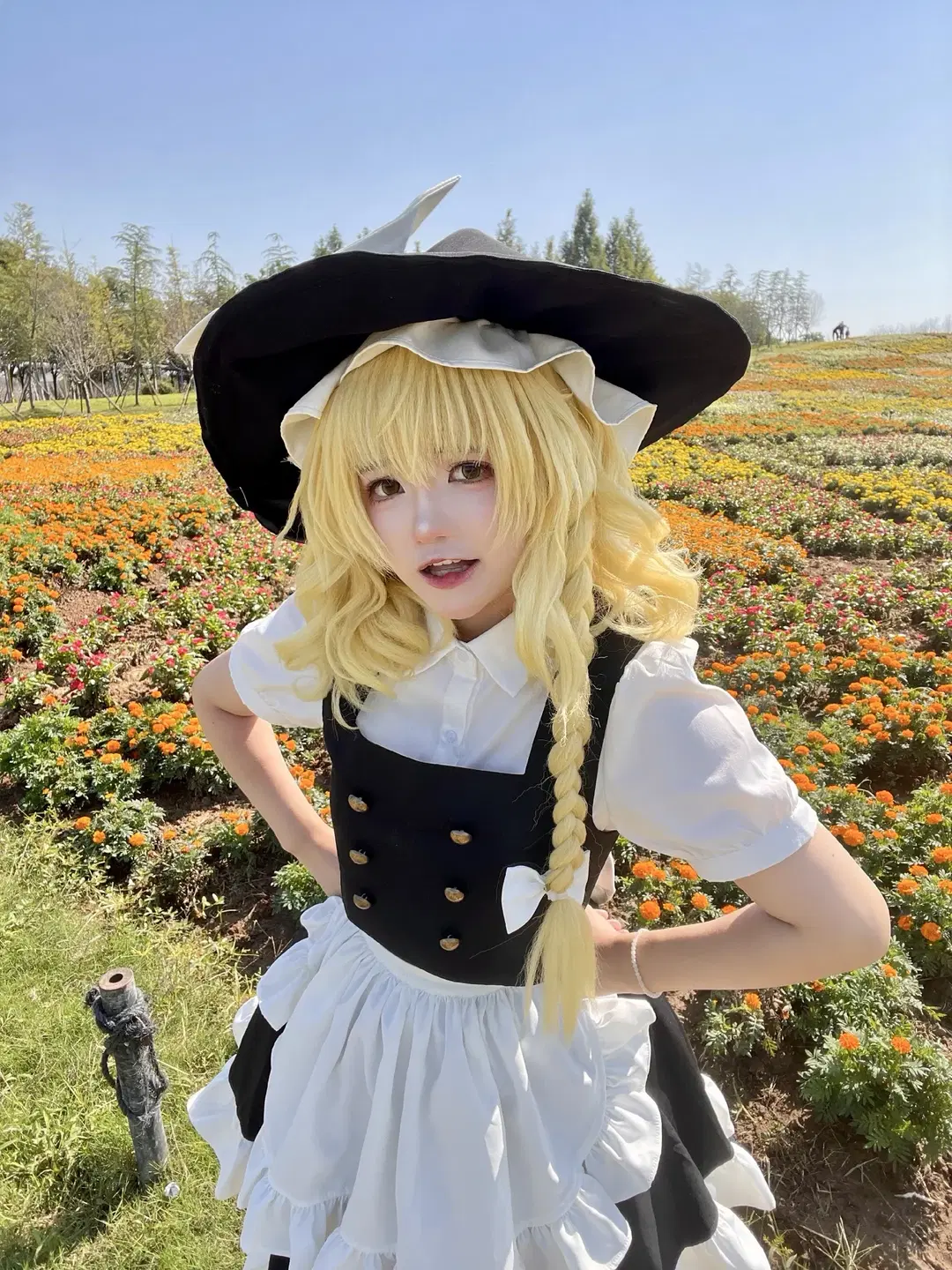 [Marisa cosplay] The black-and-white magician in the sunflower field by 元素素素素 - Image 3