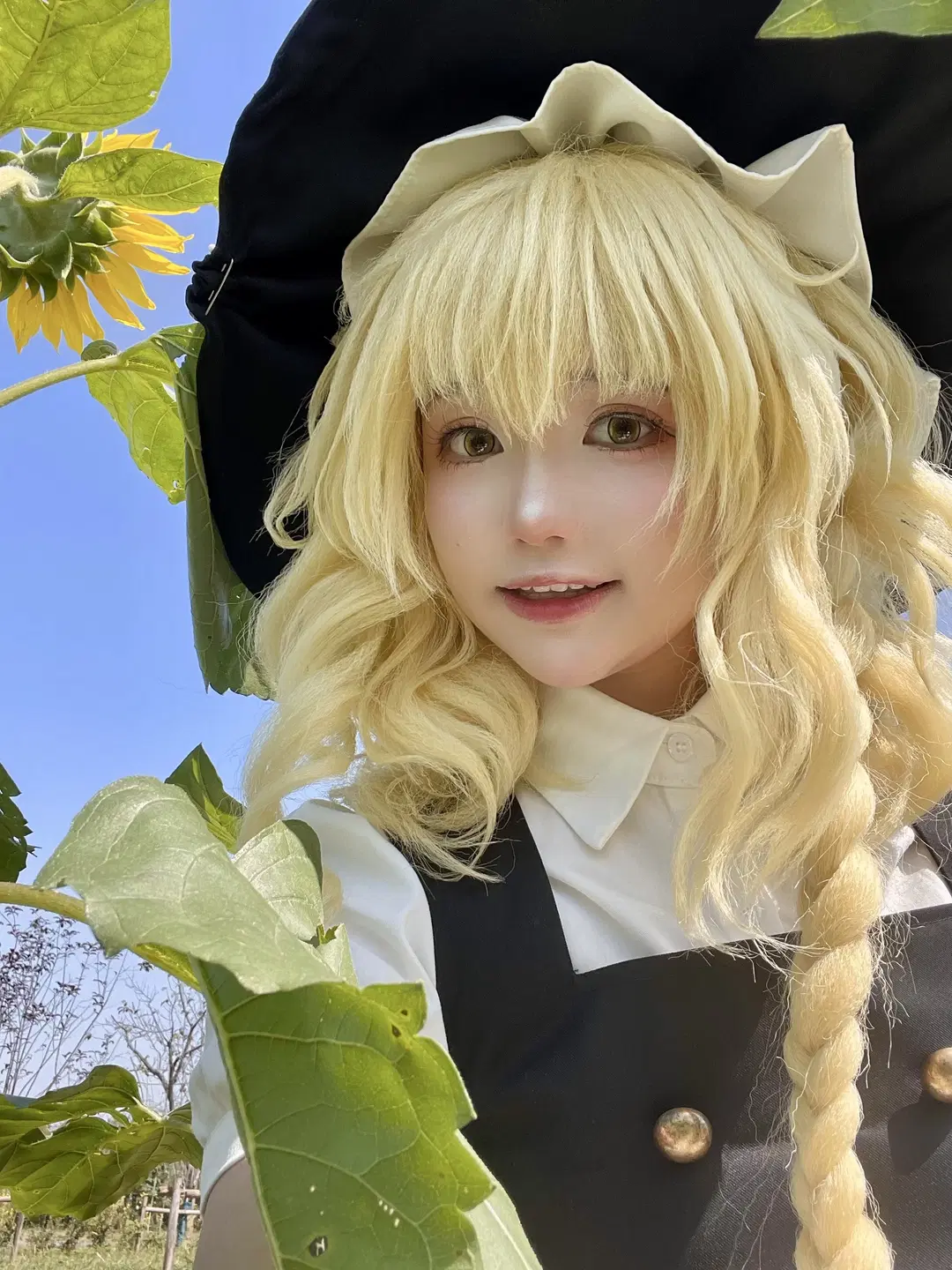 [Marisa cosplay] The black-and-white magician in the sunflower field by 元素素素素 - Image 7
