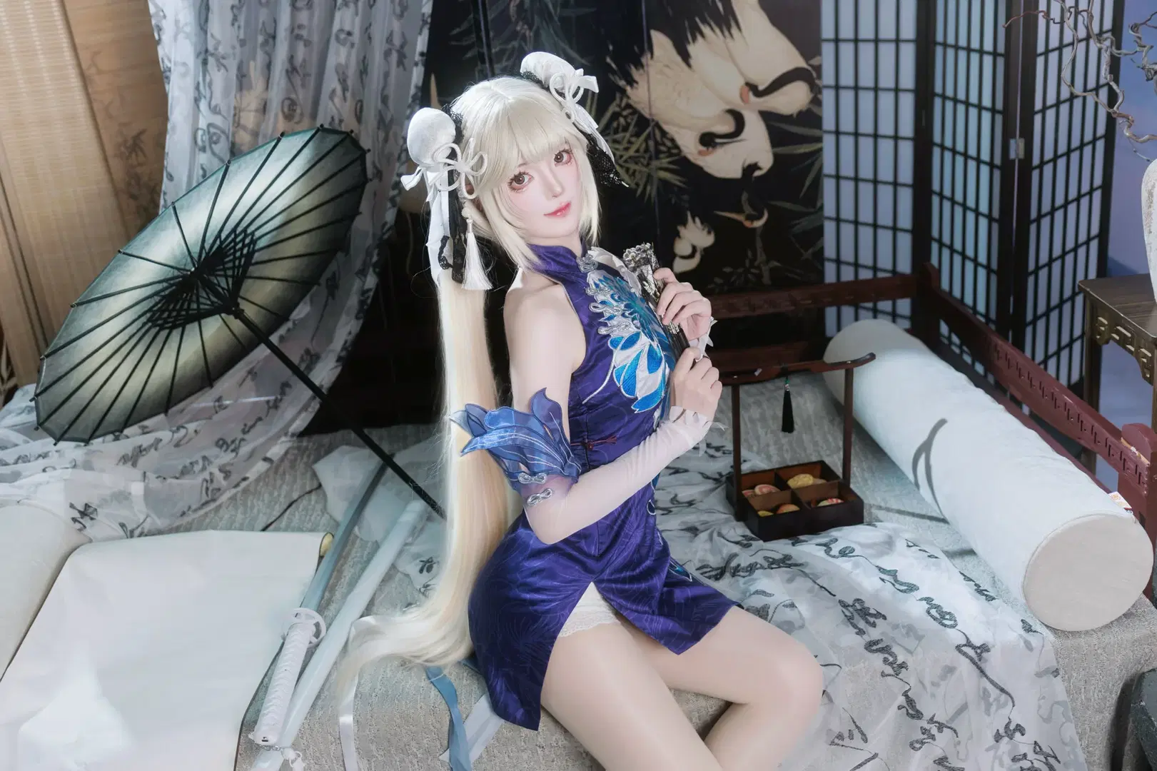 【殷紫萍cos】永劫无间兰亭月，武汉梦乡场照记录