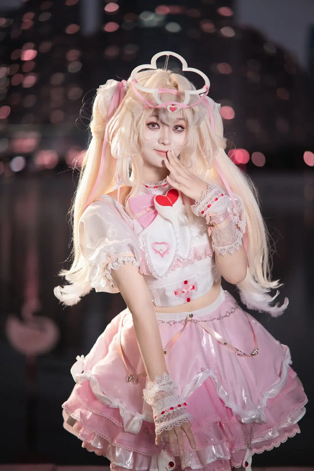 [Phanuel cosplay] Path to Nowhere Phanuel, Swan Lake night view large aperture photo set by 不是松鼠 - Image 4