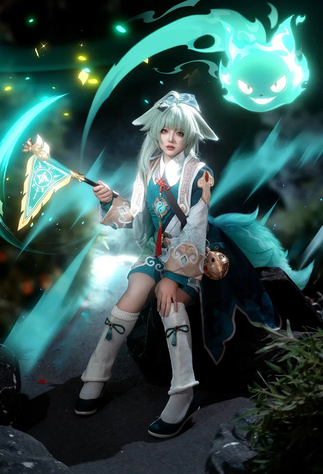 【藿藿cos】崩坏星穹铁道：深夜竹林里的奇幻出片记 - 片片 - 第2张