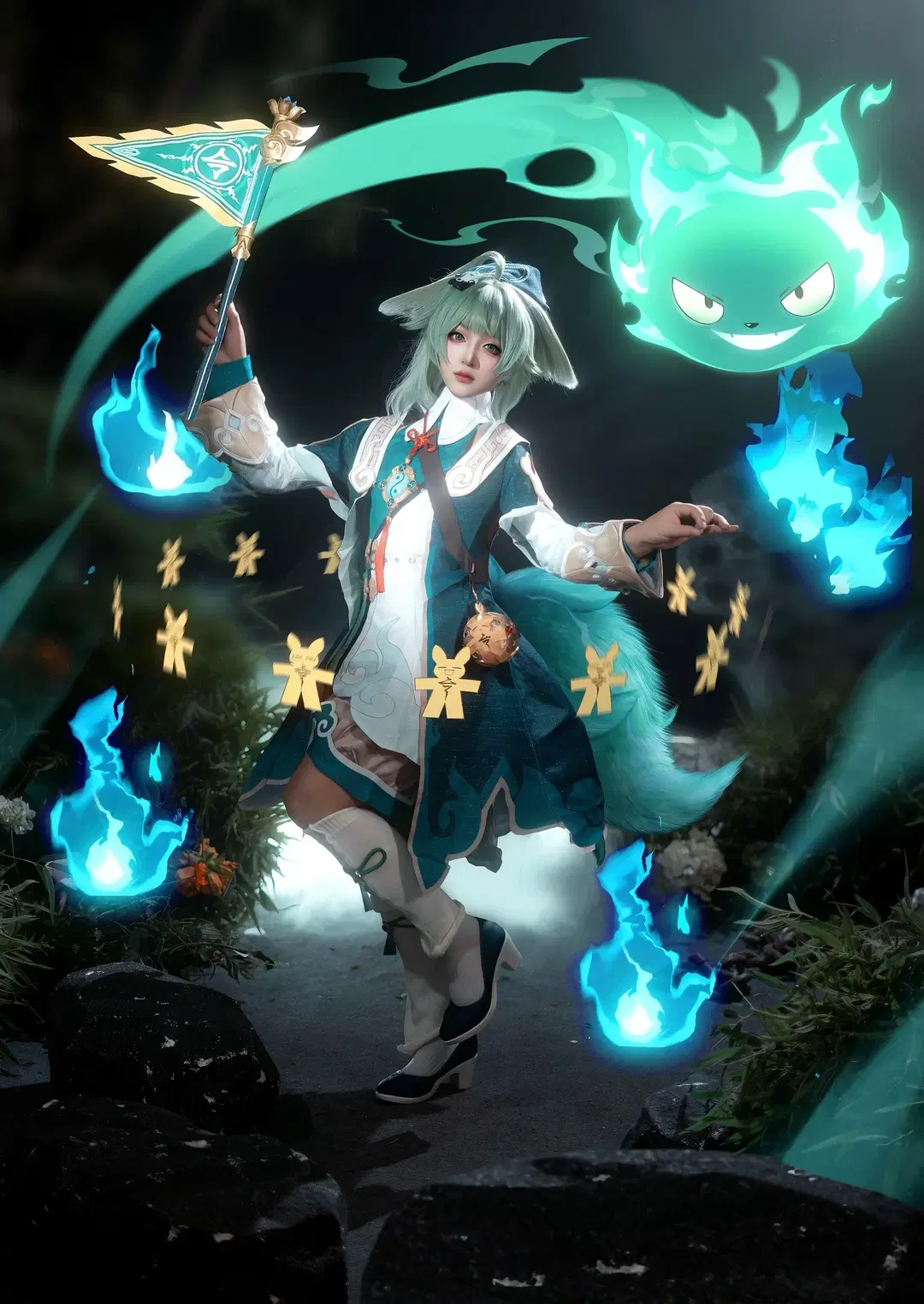 【藿藿cos】崩坏星穹铁道：深夜竹林里的奇幻出片记 - 片片 - 第7张