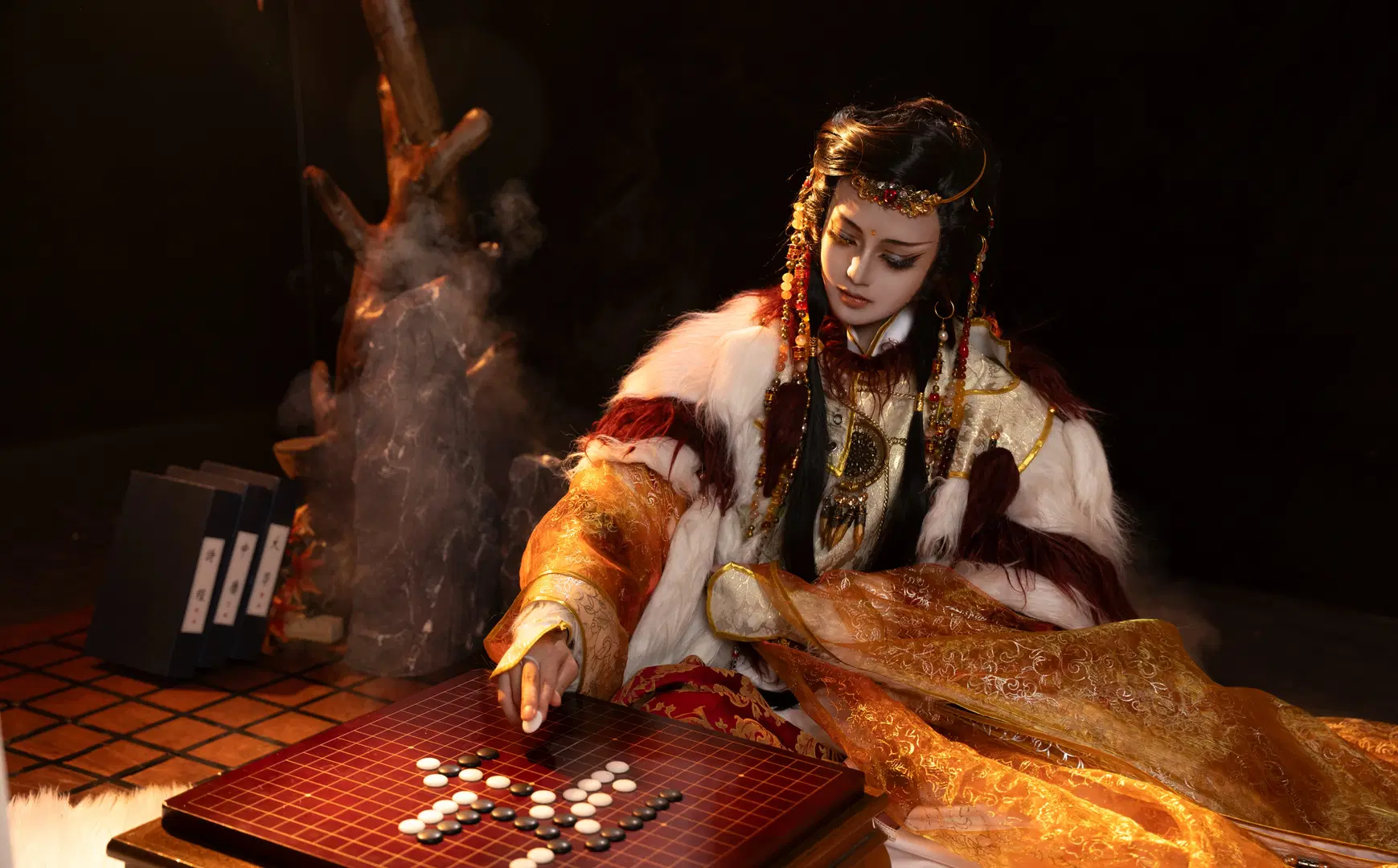 [Jingri Guming cosplay] Golden Light Puppetry dual-person studio shoot, the visual collision between Prince Jingri and Canglang by 是菱沫沫吖 - Image 11
