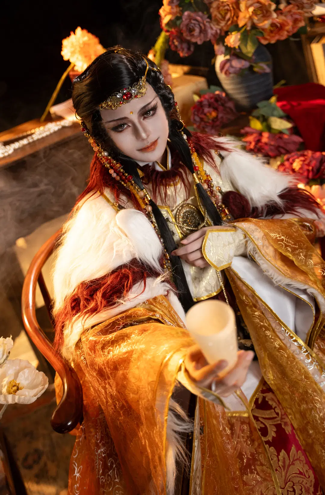 [Jingri Guming cosplay] Golden Light Puppetry dual-person studio shoot, the visual collision between Prince Jingri and Canglang by 是菱沫沫吖 - Image 13