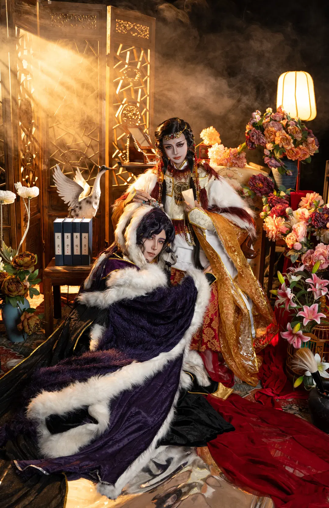[Jingri Guming cosplay] Golden Light Puppetry dual-person studio shoot, the visual collision between Prince Jingri and Canglang by 是菱沫沫吖 - Image 3