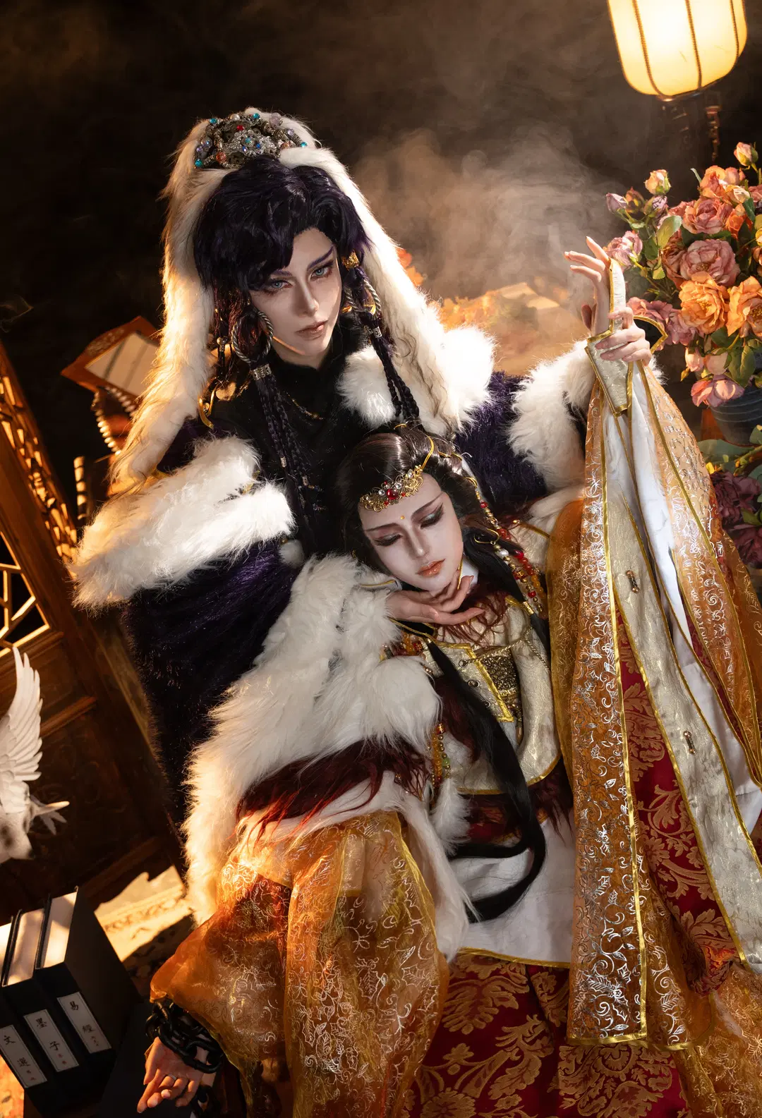 [Jingri Guming cosplay] Golden Light Puppetry dual-person studio shoot, the visual collision between Prince Jingri and Canglang by 是菱沫沫吖 - Image 5