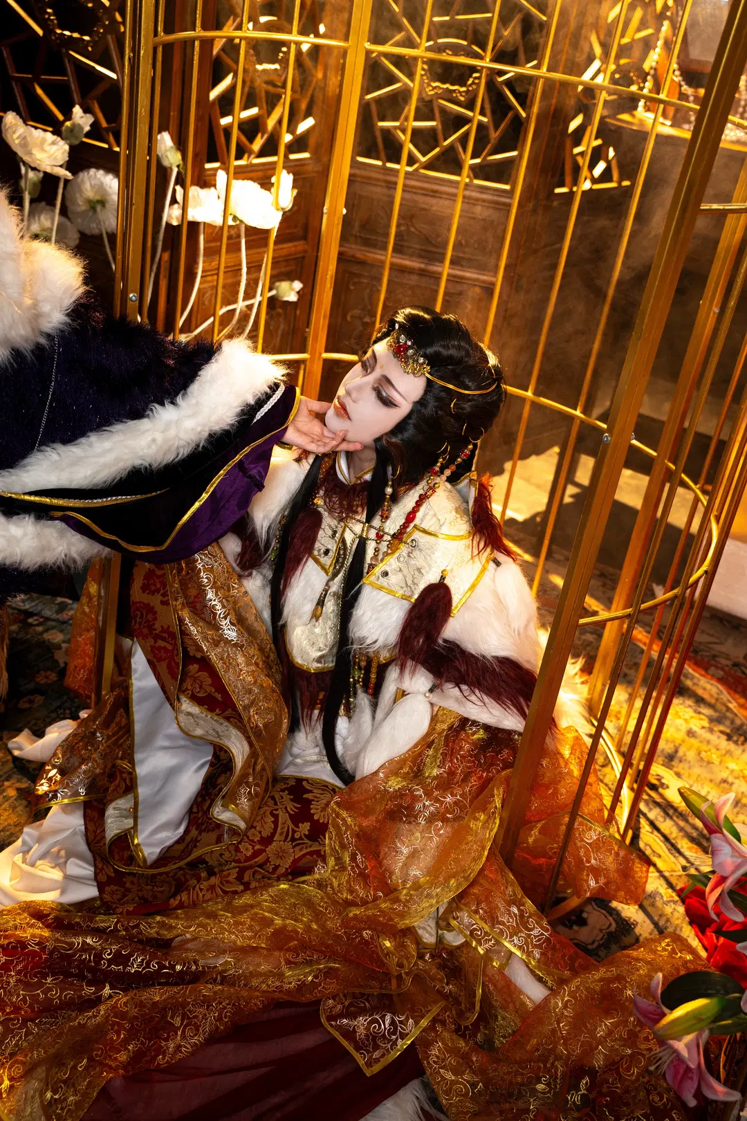 [Jingri Guming cosplay] Golden Light Puppetry dual-person studio shoot, the visual collision between Prince Jingri and Canglang by 是菱沫沫吖 - Image 7