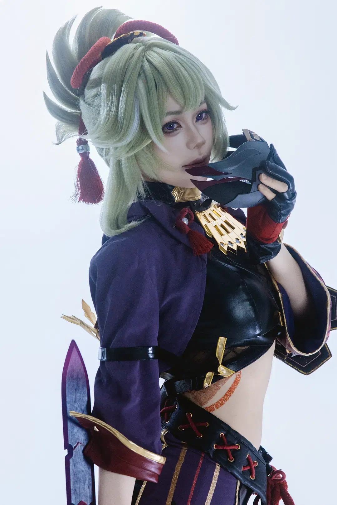 【久岐忍cos】原神忍者类战斗风动作参考，一场互相折磨的拍摄 - 是菱沫沫吖 - 第17张