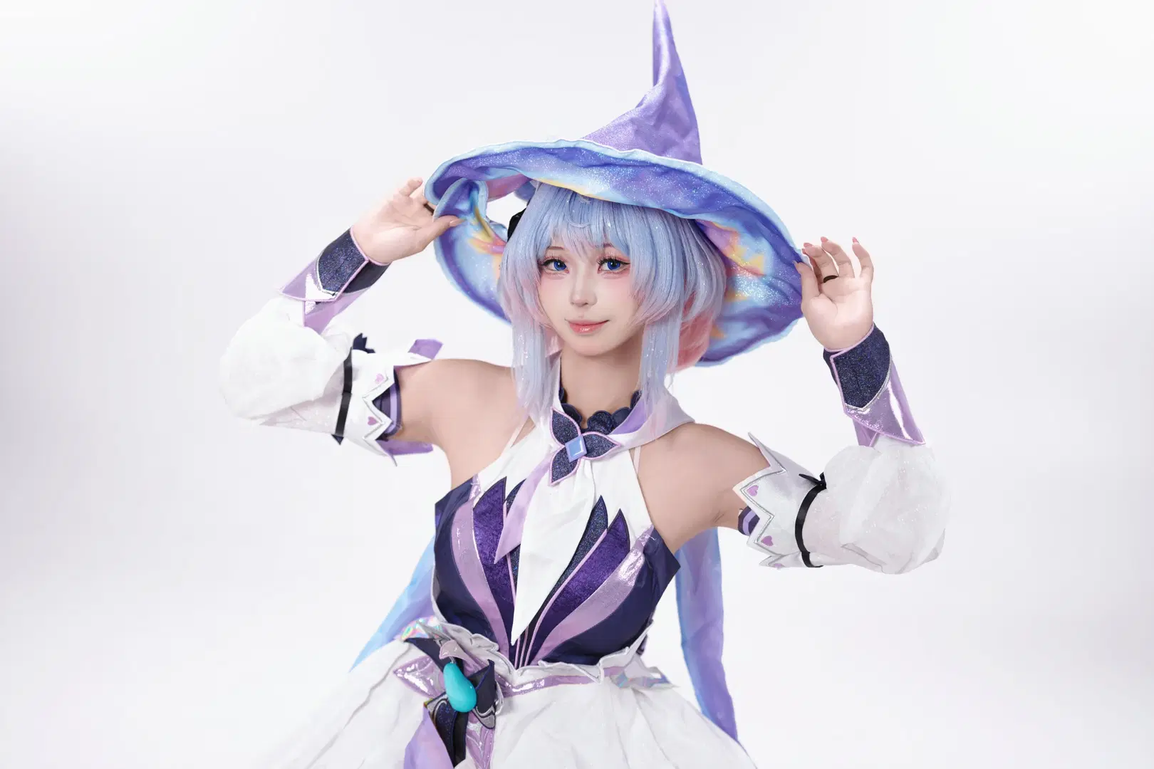 小乔时之魔女cos 王者荣耀白棚拍摄记录 - 不负浪漫与九 - 第2张