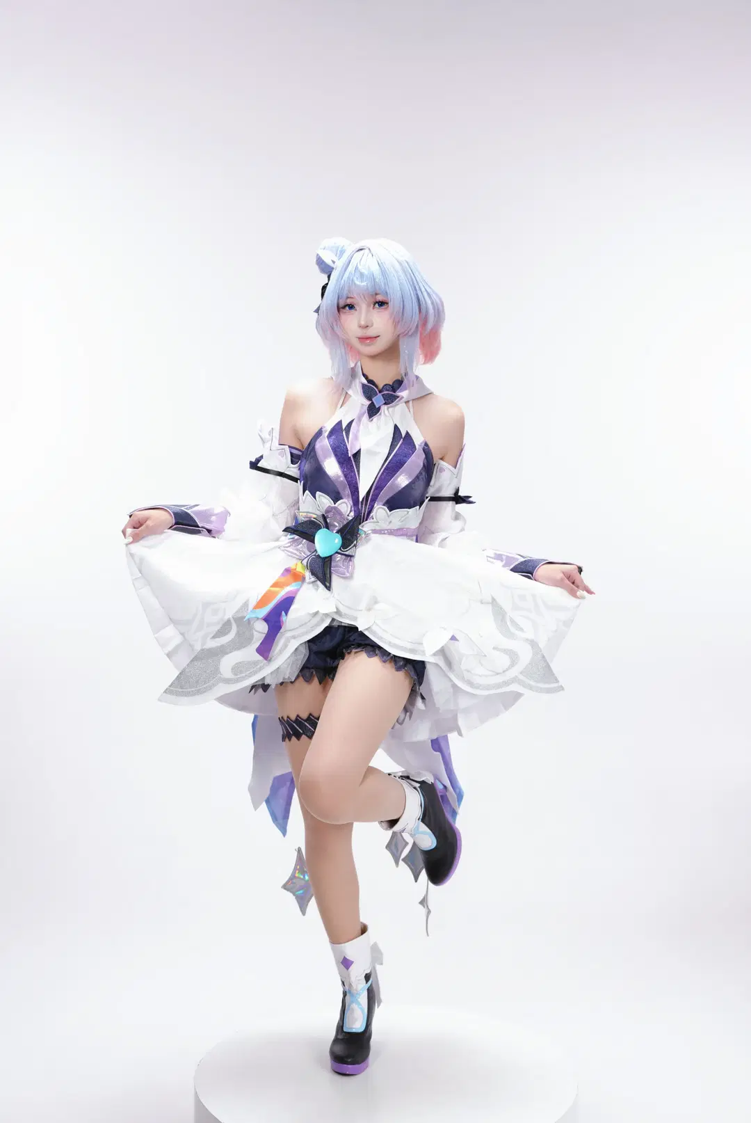 Honor of Kings, Anime cosplay, Xiao Qiao Cosplay, Manga Sorceress, White studio photography