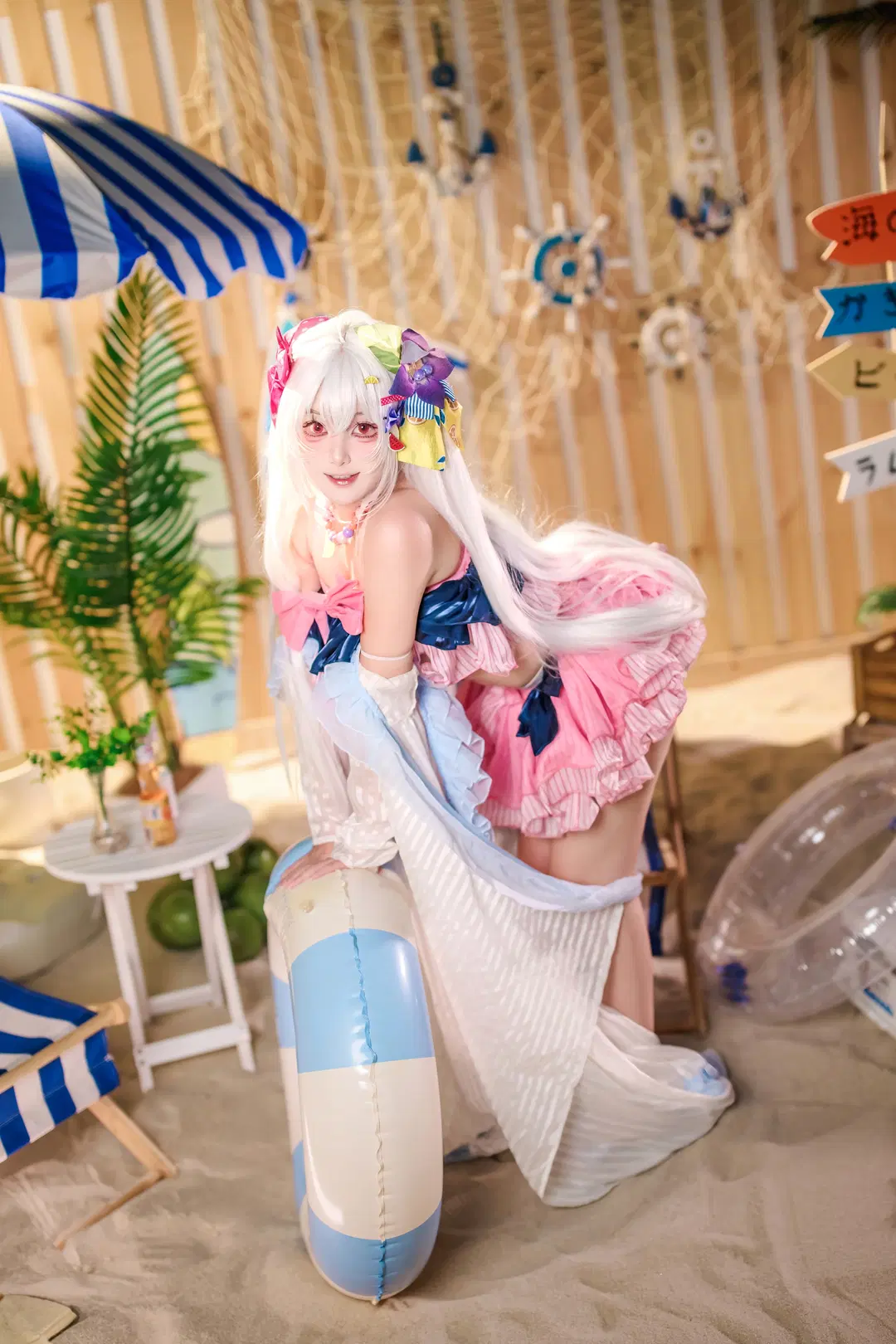 【白洲梓cos】蔚蓝档案水梓的夏日沙滩泳装记录 - 金桻 - 第5张