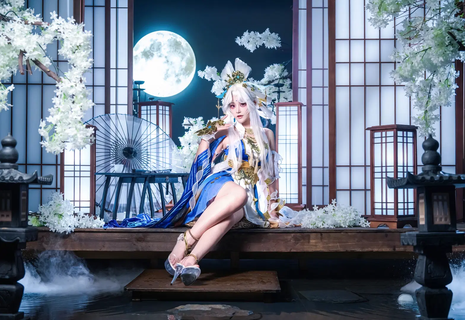【嫦娥cos】王者荣耀落星盏绝美定格 - 金桻 - 第2张