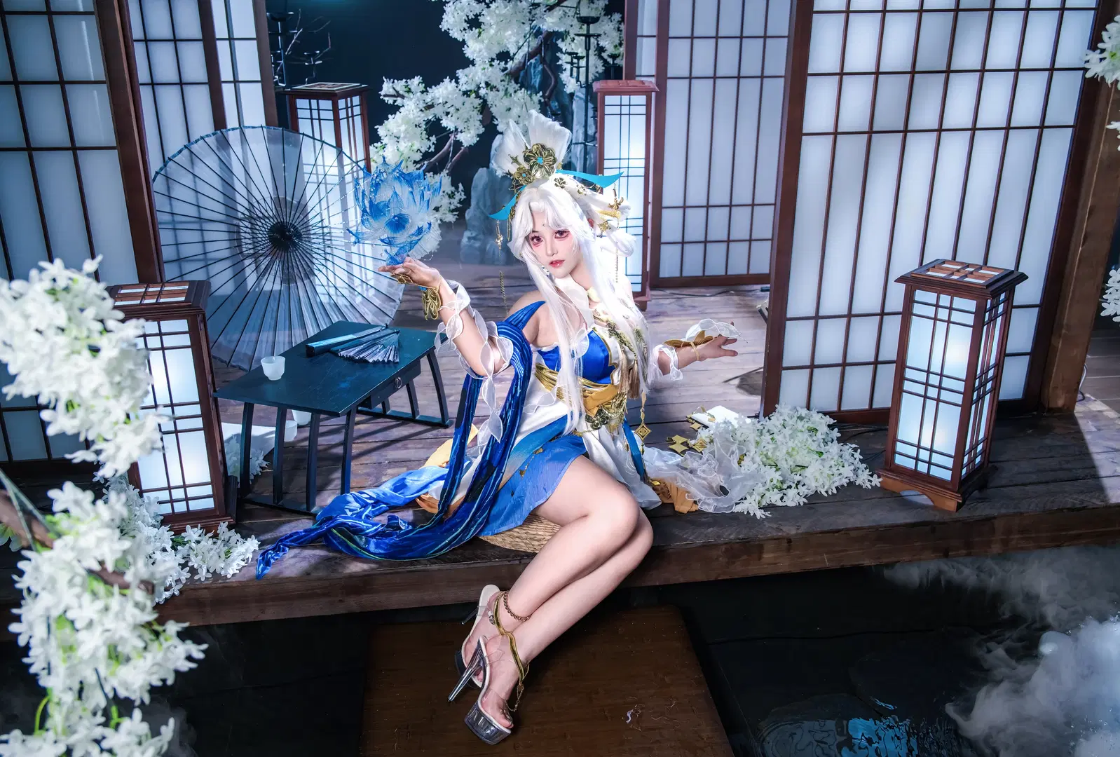 【嫦娥cos】王者荣耀落星盏绝美定格 - 金桻 - 第4张