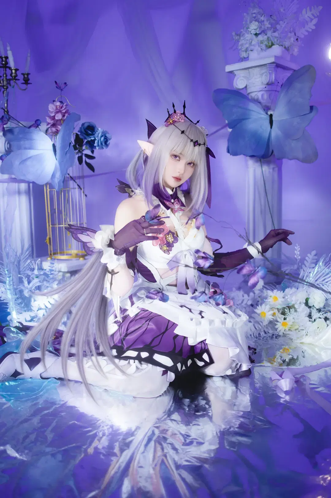 【遐蝶cos】崩壞星穹鐵道紫色蝴蝶夢幻大片 - 叶不耶ye - 第2張