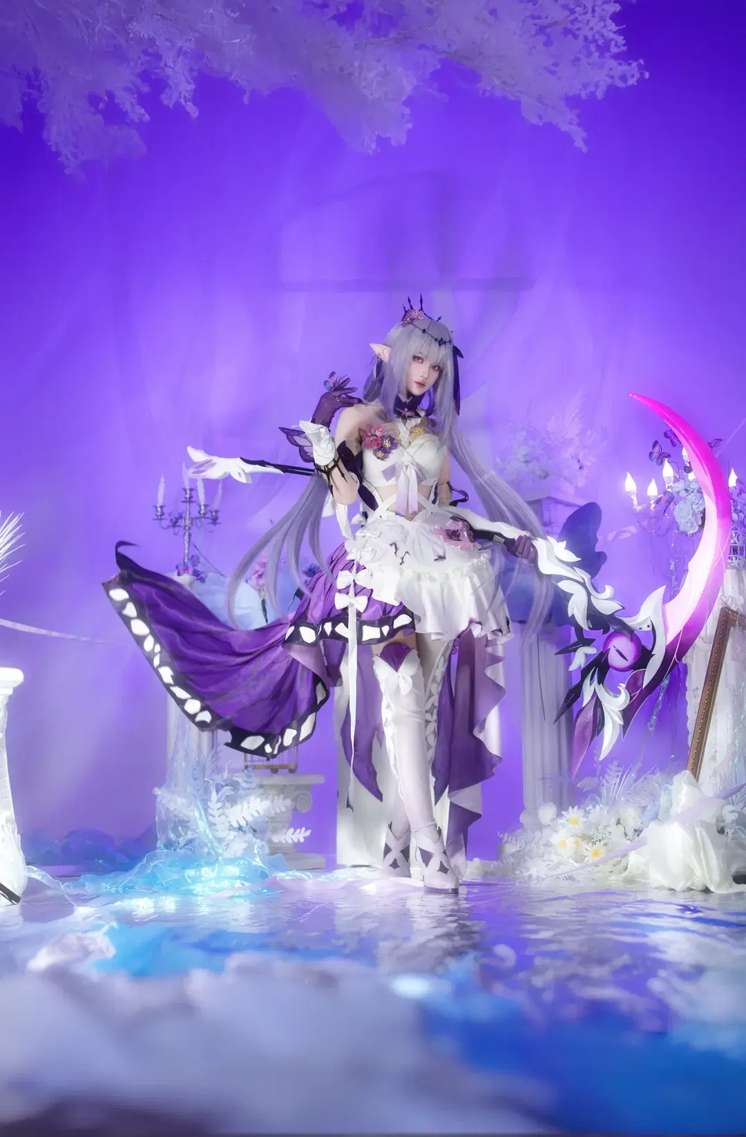 【遐蝶cos】崩坏星穹铁道紫色蝴蝶梦幻大片