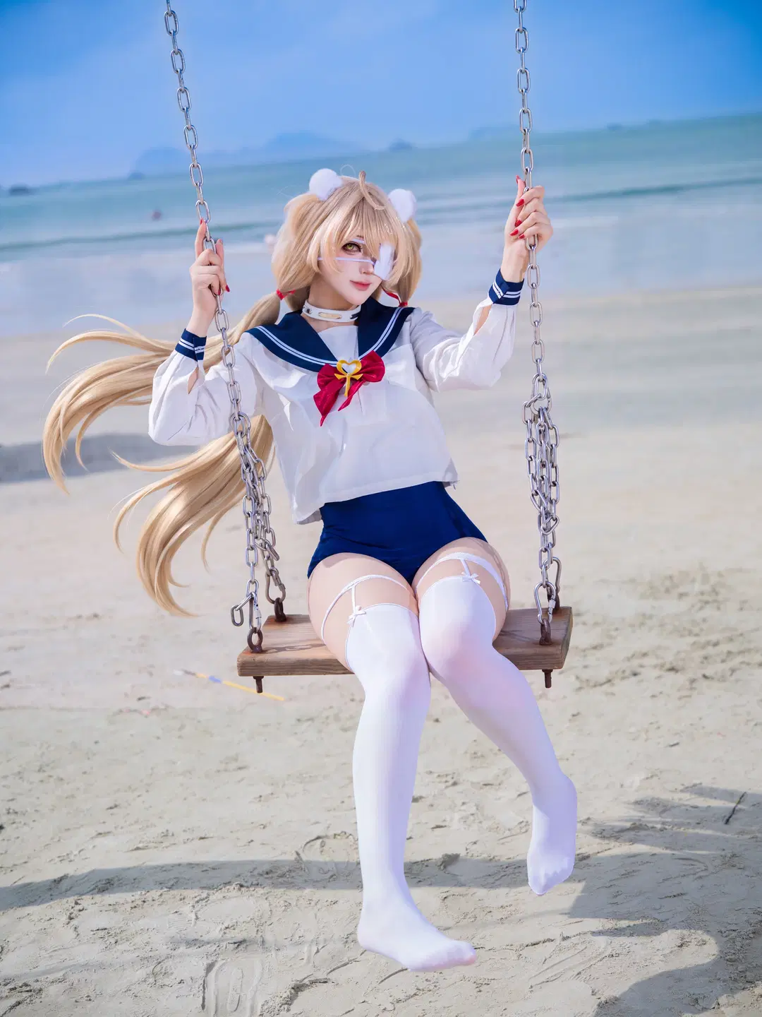 [Phoenix cosplay] Zenless Zone Zero's Summer Beach Photoshoot Record
