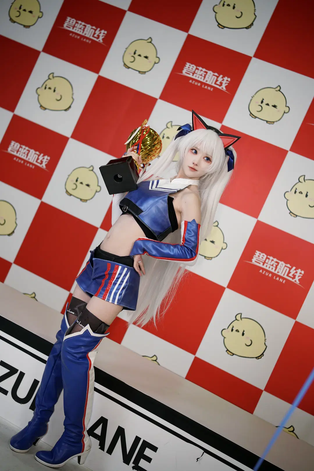 【ハマーン・カーンコスプレ】『アズールレーン』母港真夏の涼風祭のツンデレ子猫 - 劳斯基 - 3枚目