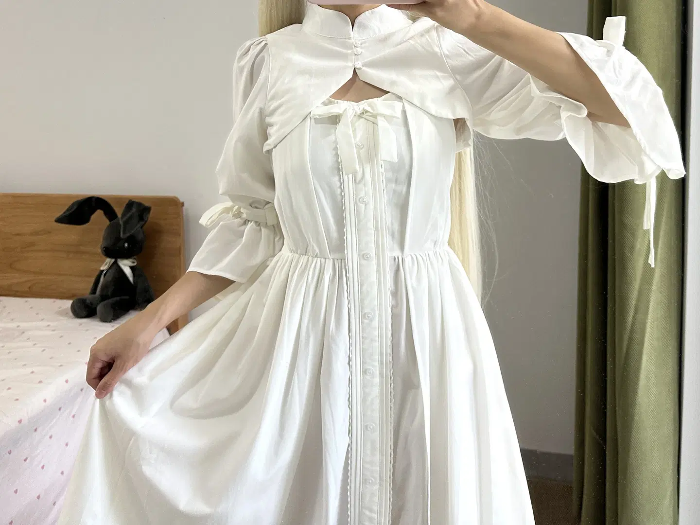 【春日野穹 コスプレ】ヨスガノソラ：春日野穹 私服の鏡越しの自撮り - 了了ovo - 6枚目
