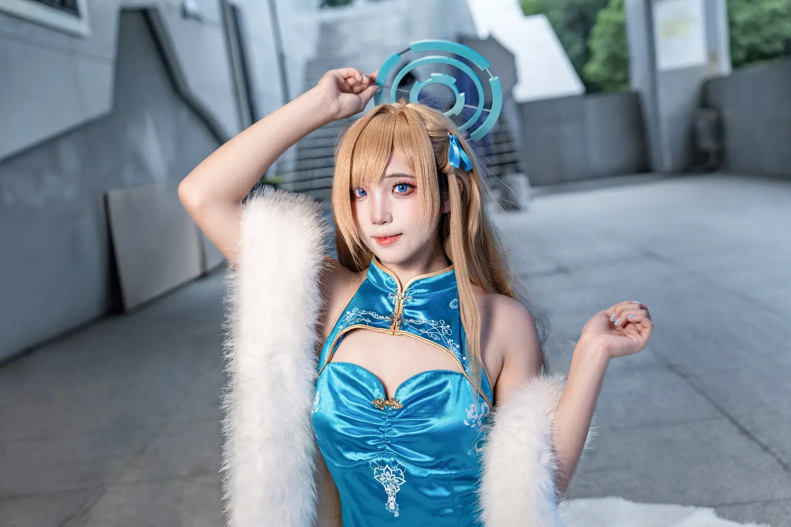 【一之瀬アスナ コスプレ】『ブルーアーカイブ』良牙 イベント写真 - 修不动仙的回忆桑 - 4枚目