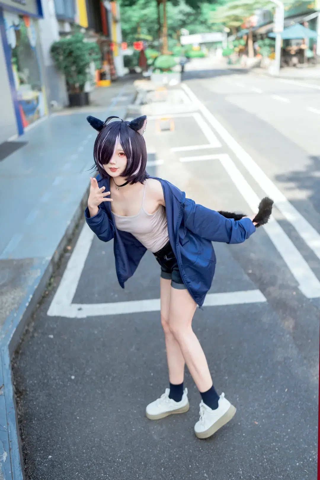 【尼古喵喵cos】开启小性频道的猫耳少女日常 - 星尾鹿 - 第4张