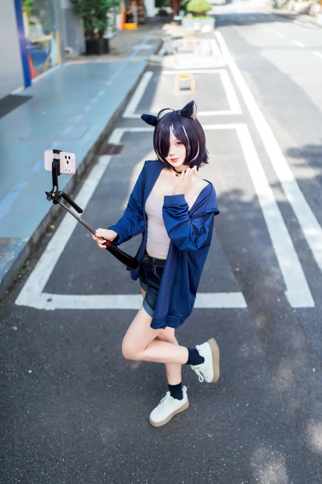 【尼古喵喵cos】开启小性频道的猫耳少女日常 - 星尾鹿 - 第5张