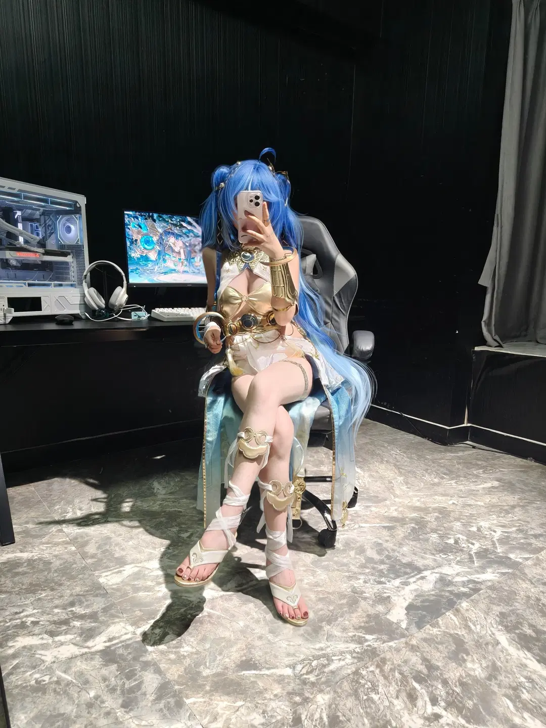 【ユーノ コスプレ】『鳴潮』ユーノの冷涼な質感とeスポーツルームの融合 - 夏兔 - 2枚目