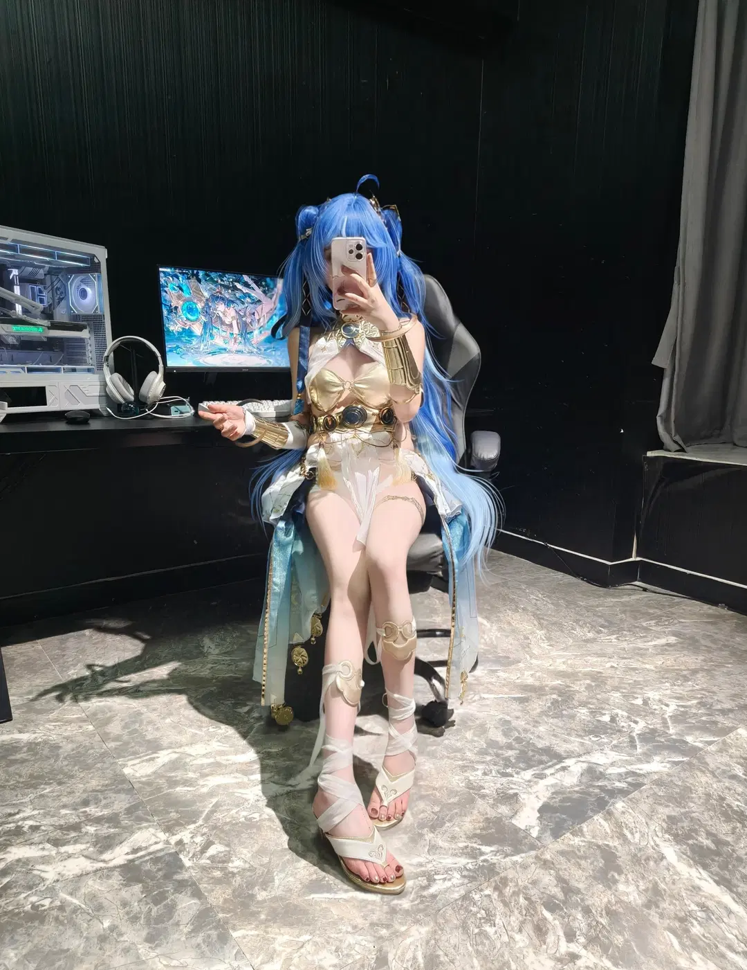 【ユーノ コスプレ】『鳴潮』ユーノの冷涼な質感とeスポーツルームの融合 - 夏兔 - 3枚目