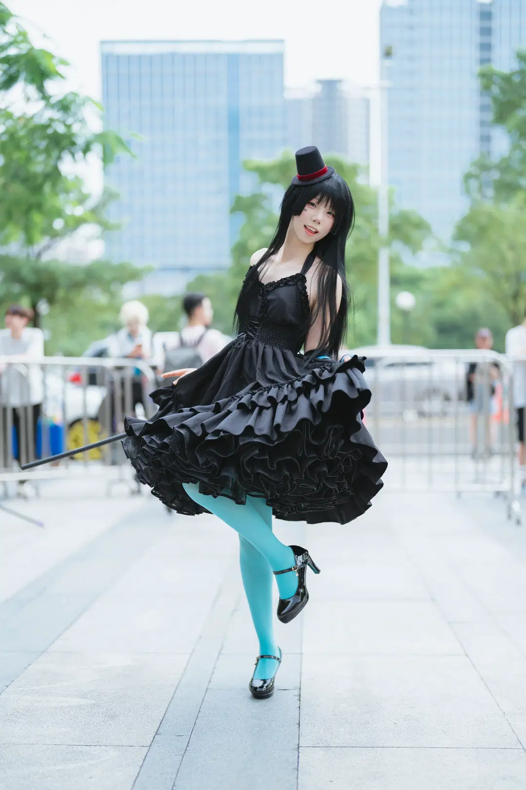 cosplay, Akiyama Mio cosplay, K-ON!, CICF Expo, Stockings