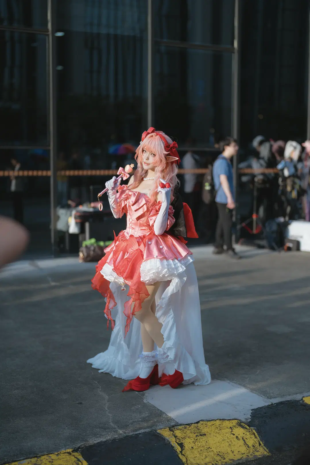アークナイツ, CICFイベント, ハルカコスプレ, ストッキング, 羽生ももか