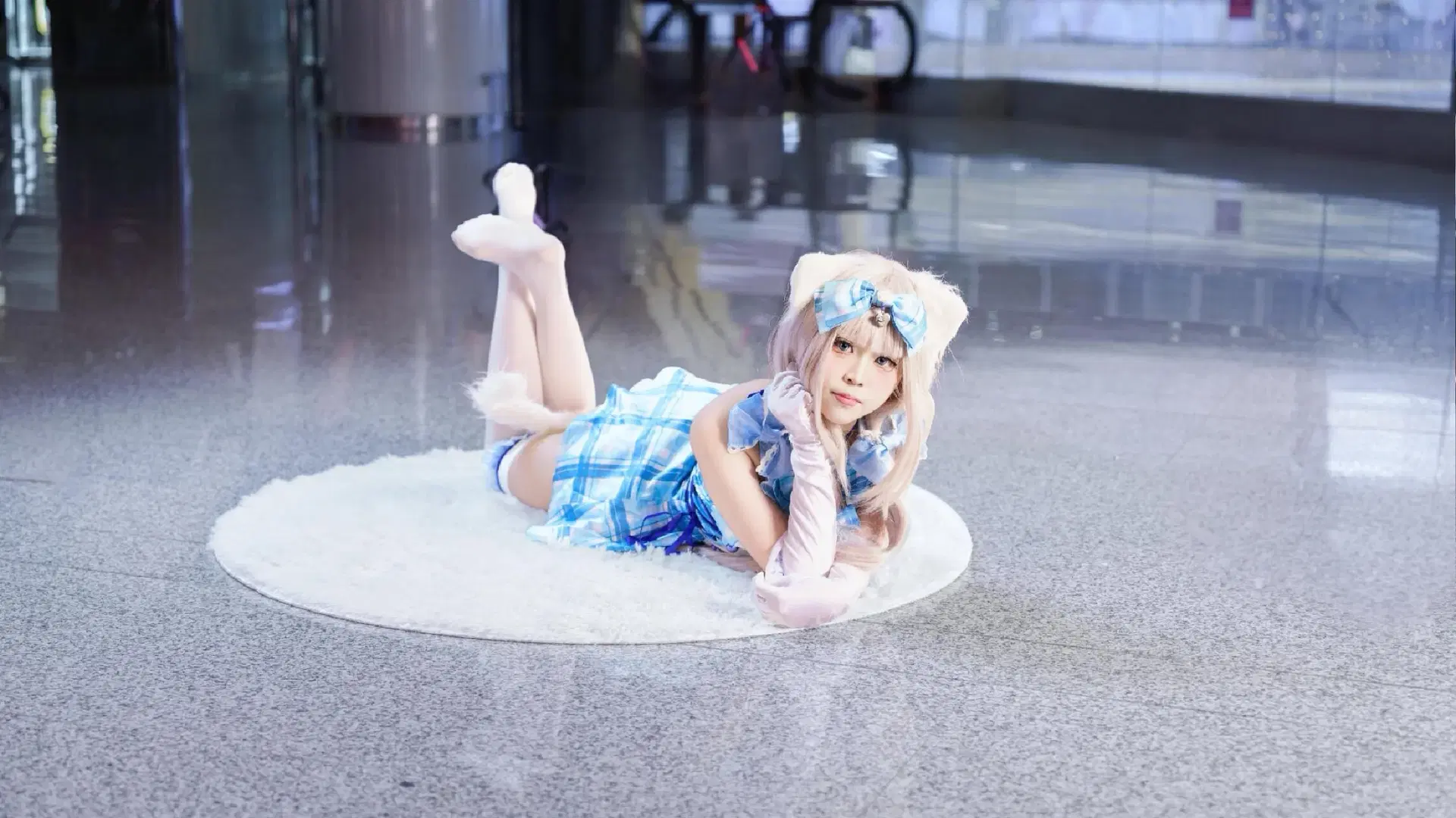 场照, 白丝, 猫娘cos, 香子兰cos, 猫娘乐园