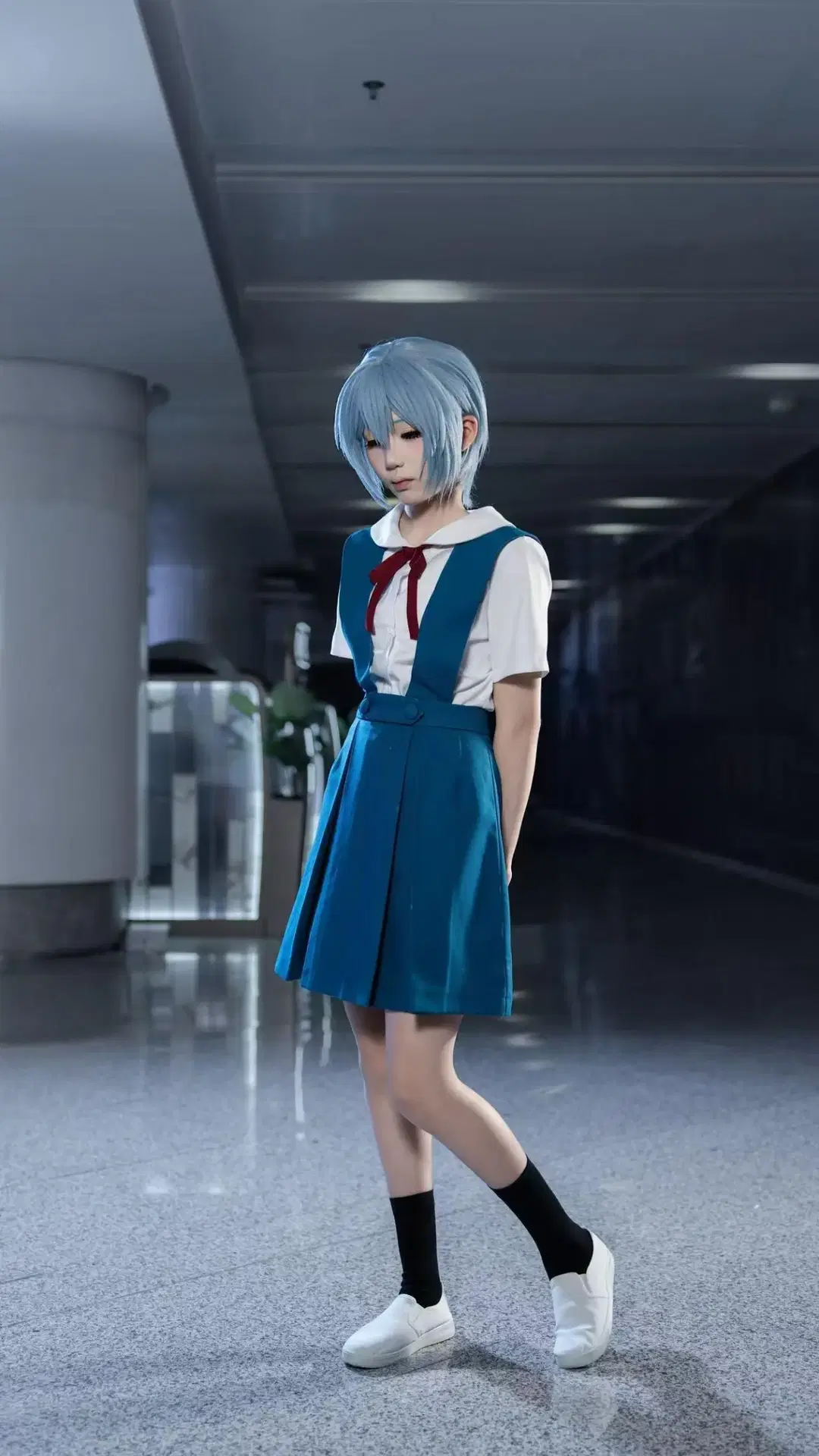 【绫波丽cos】新世纪福音战士经典校服还原 - 尤加-Yuga - 第6张