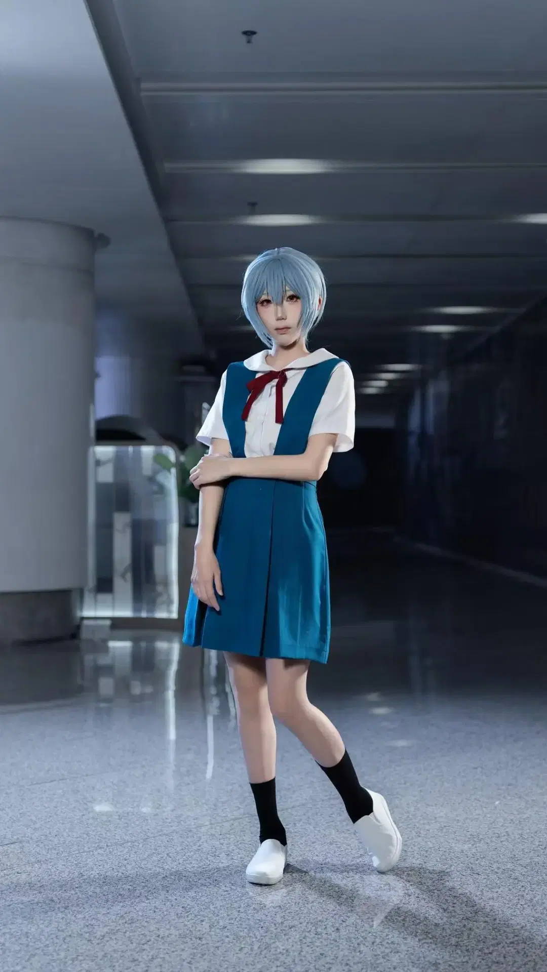 【绫波丽cos】新世纪福音战士经典校服还原 - 尤加-Yuga - 第7张